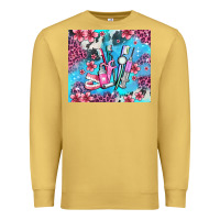 Antique Gold dentist element with flowers Premium Sweatshirt - AdoDesignShop