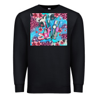 Black dentist element with flowers Premium Sweatshirt - AdoDesignShop