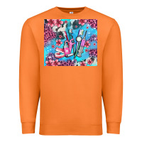 Carrot dentist element with flowers Premium Sweatshirt - AdoDesignShop