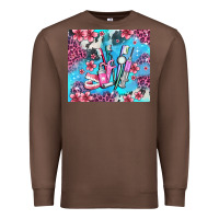 Chestnut dentist element with flowers Premium Sweatshirt - AdoDesignShop