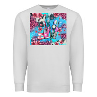 Dove Grey dentist element with flowers Premium Sweatshirt - AdoDesignShop