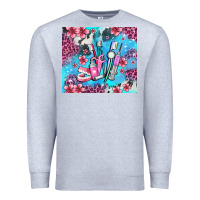 Heather Grey dentist element with flowers Premium Sweatshirt - AdoDesignShop