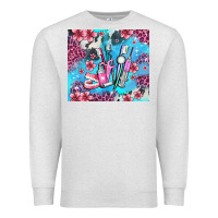 Oatmeal Heather dentist element with flowers Premium Sweatshirt - AdoDesignShop