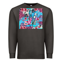 Smoke dentist element with flowers Premium Sweatshirt - AdoDesignShop