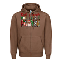 Chestnut afro santa's favorite volleyball player for christ Zipper Hoodie - FaDigitalArtStudio