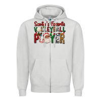 Dove Grey afro santa's favorite volleyball player for christ Zipper Hoodie - FaDigitalArtStudio