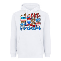 White little miss firecracker Heavyweight Hoodie - AdoDesignShop