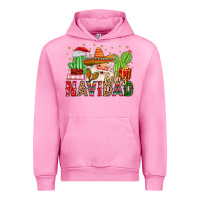 Fuchsia Pink feliz navidad santa Urban Hoodie - MaliasSmallBusiness