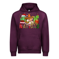 Mauve Wine feliz navidad santa Urban Hoodie - MaliasSmallBusiness