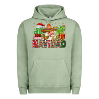 Pigment Oil Green feliz navidad santa Urban Hoodie - MaliasSmallBusiness