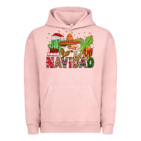 Pigment Salmon feliz navidad santa Urban Hoodie - MaliasSmallBusiness
