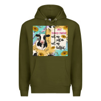 Army Green not today heifer Premium Hoodie - MaliasSmallBusiness