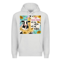 Dove Grey not today heifer Premium Hoodie - MaliasSmallBusiness