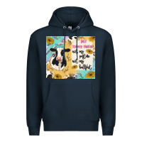 Navy not today heifer Premium Hoodie - MaliasSmallBusiness