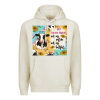 Oatmeal Heather not today heifer Premium Hoodie - MaliasSmallBusiness