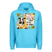 Ocean Blue not today heifer Premium Hoodie - MaliasSmallBusiness