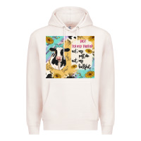 Pale Pink not today heifer Premium Hoodie - MaliasSmallBusiness