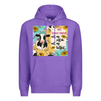 Purple not today heifer Premium Hoodie - MaliasSmallBusiness