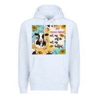 White not today heifer Premium Hoodie - MaliasSmallBusiness