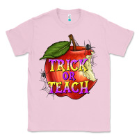 Bubblegum Pink Trick or Teach Classic Tee - texasbilliewilder