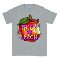 Heather Grey Trick or Teach Classic Tee - texasbilliewilder
