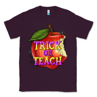 Plum Trick or Teach Classic Tee - texasbilliewilder