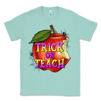 Seafoam Trick or Teach Classic Tee - texasbilliewilder