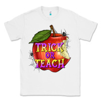White Trick or Teach Classic Tee - texasbilliewilder