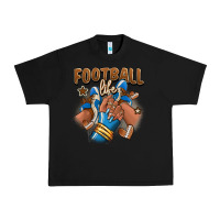 Black Football life afro girl sneakers Urban Heavy Tee - RanaPortraitStore