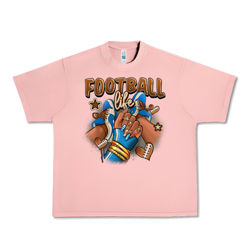 Football Life Afro Girl Sneakers Urban Heavy Tee by RanaPortraitStore | Teevron