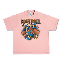 Salmon Football life afro girl sneakers Urban Heavy Tee - RanaPortraitStore