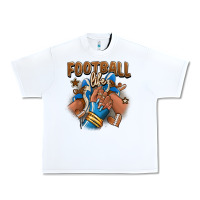 White Football life afro girl sneakers Urban Heavy Tee - RanaPortraitStore