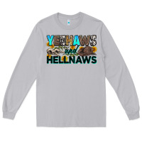 Moon Dust yeehaws and hellnaws Long Sleeve Tee - Zillion Design Studio