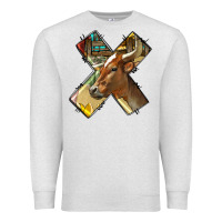 Oatmeal Heather farm life alphabet lowercase letters x Premium Sweatshirt - BundleAndBundleShop