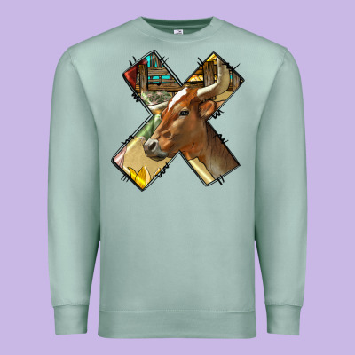 Farm Life Alphabet Lowercase Letters X Premium Sweatshirt Designed By Bundleandbundleshop