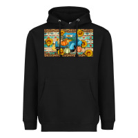 Black Fall truck sunflowers Heavyweight Hoodie - Artiststas
