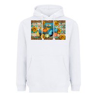 White Fall truck sunflowers Heavyweight Hoodie - Artiststas