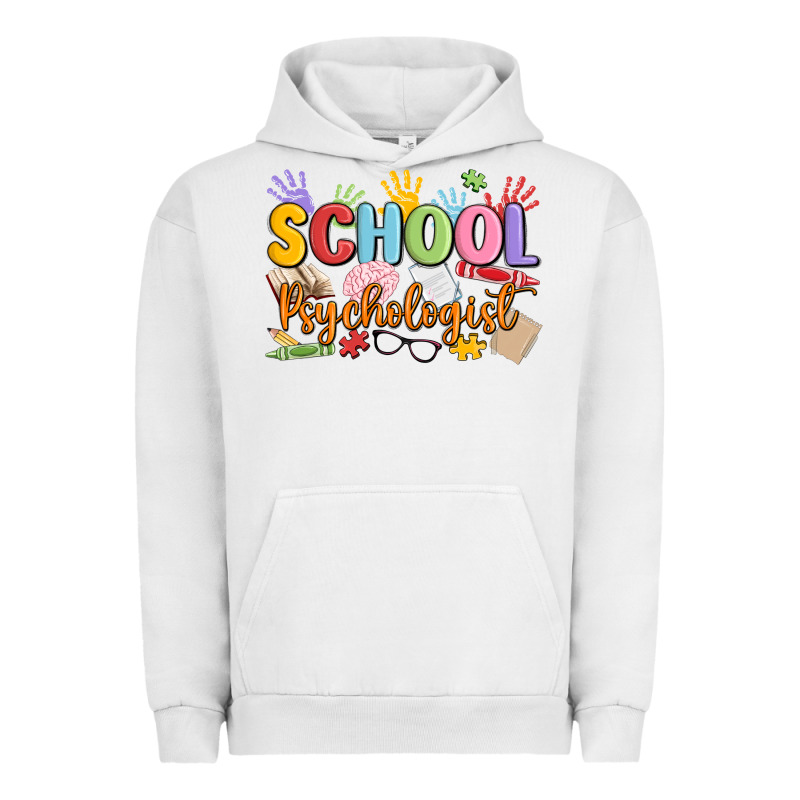 School Psychologist Urban Hoodie by MaliasSmallBusiness | Teevron