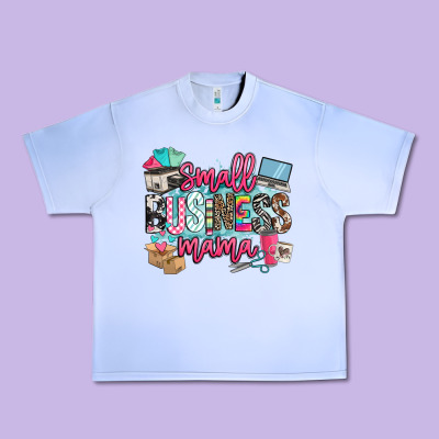 Small Business Mama Urban Heavy Tee Designed By Barkaloodesign
