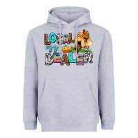 Heather Grey Local egg dealer Heavyweight Hoodie - AdoDesignShop