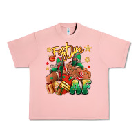 Salmon Festive af Christmas black girl sneakers Urban Heavy Tee - RanaPortraitStore