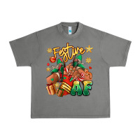 Tornado Festive af Christmas black girl sneakers Urban Heavy Tee - RanaPortraitStore