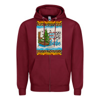 Burgundy lake babe air freshener Zipper Hoodie - HRA Design Shop