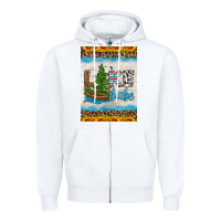 Lake Babe Air Freshener Zipper Hoodie | Teevron