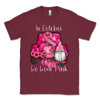 Burgundy breast cancer awareness pink truck gnomes Classic Tee - RanaPortraitStore
