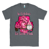Charcoal Heather breast cancer awareness pink truck gnomes Classic Tee - RanaPortraitStore