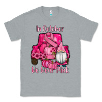 Heather Grey breast cancer awareness pink truck gnomes Classic Tee - RanaPortraitStore
