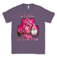 Lavender breast cancer awareness pink truck gnomes Classic Tee - RanaPortraitStore