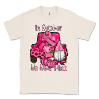 Natural breast cancer awareness pink truck gnomes Classic Tee - RanaPortraitStore