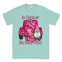 Seafoam breast cancer awareness pink truck gnomes Classic Tee - RanaPortraitStore